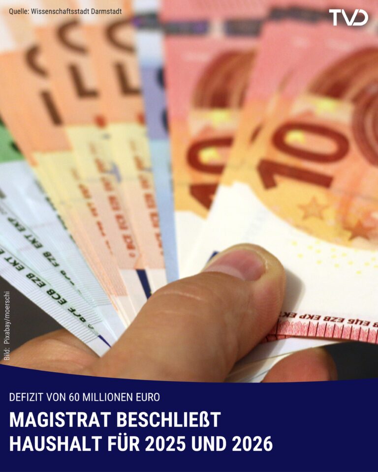 Darmstadts Haushaltslage bleibt prekär