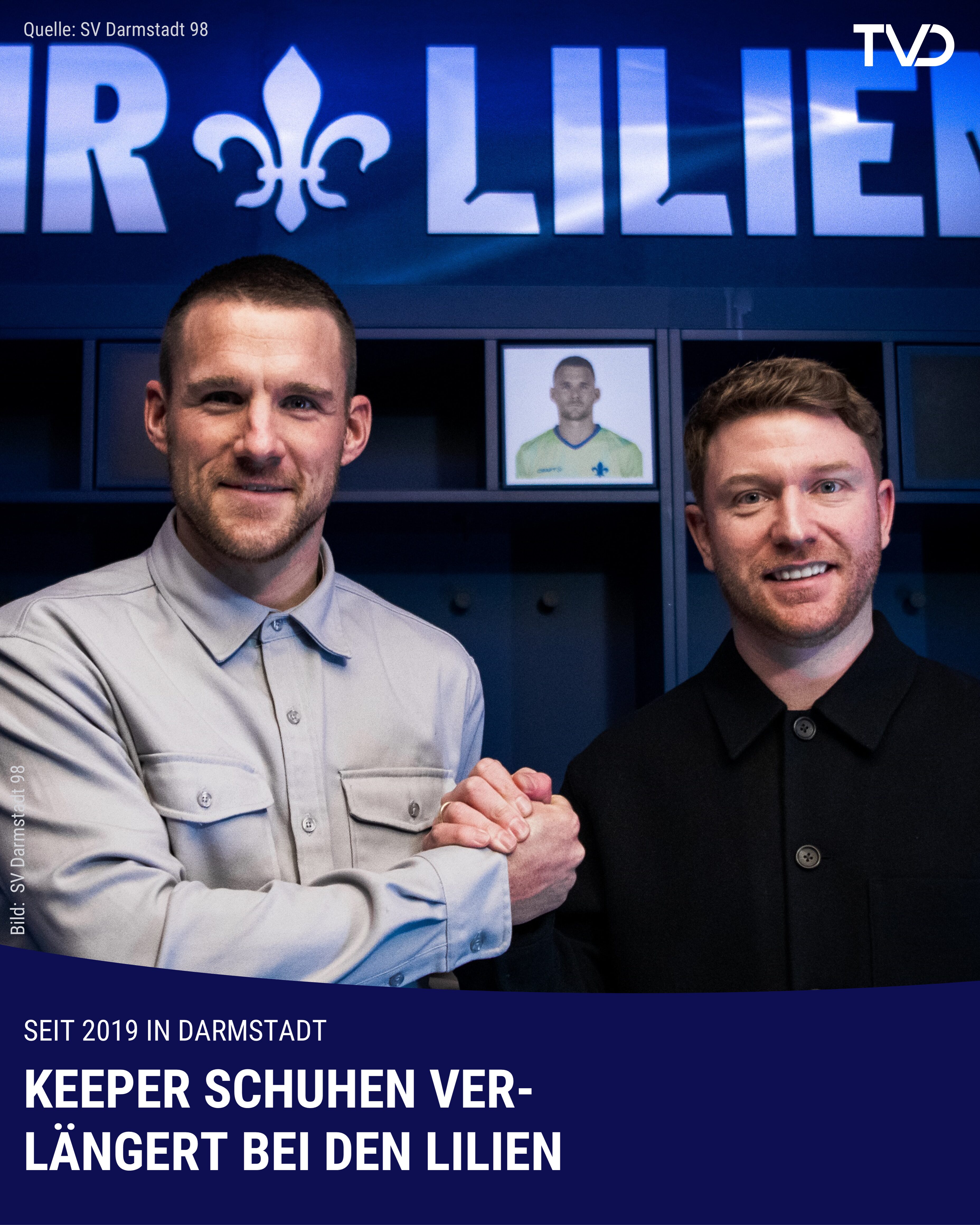 Keeper Schuhen verlängert bei den Lilien