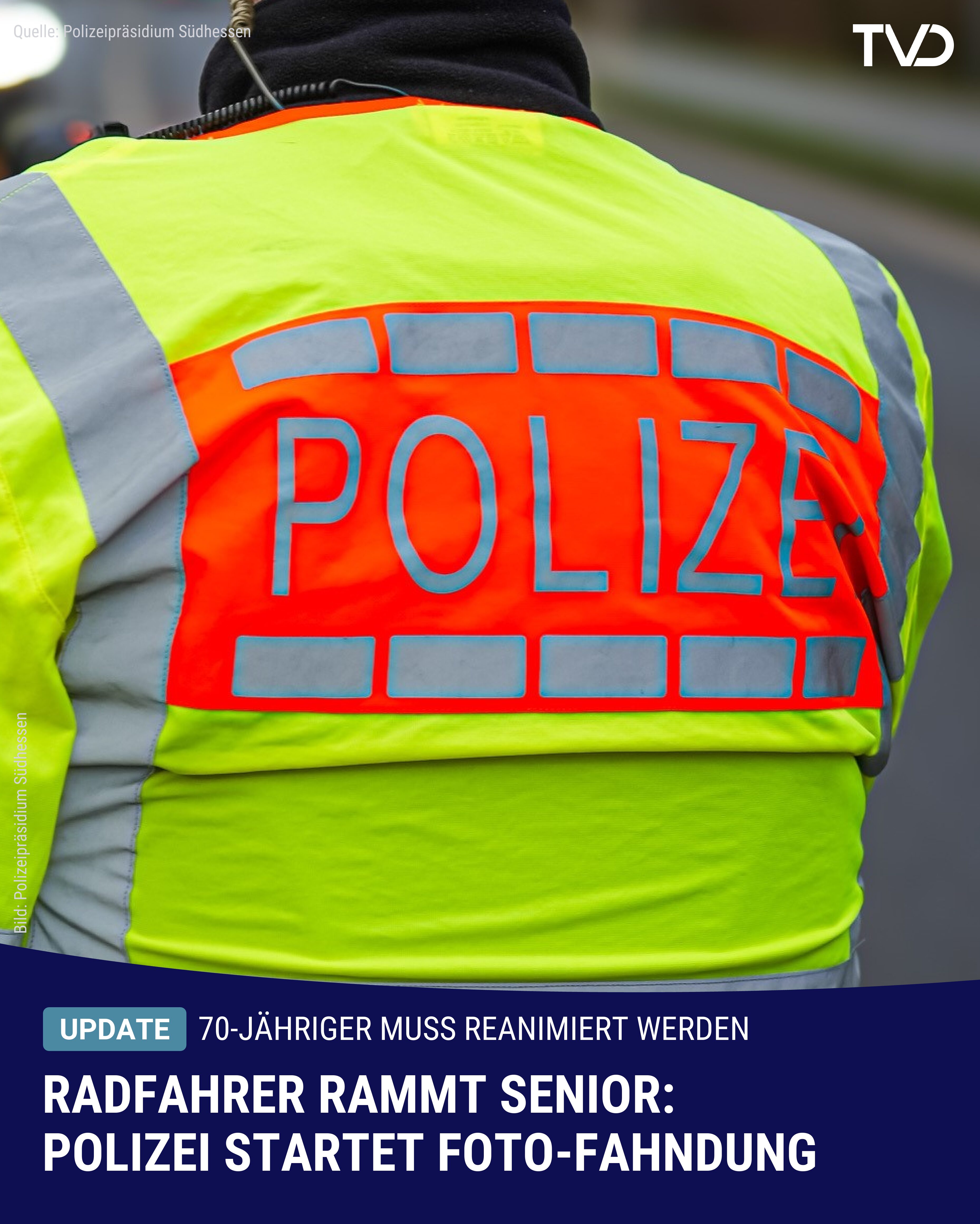 Radfahrer rammt Senior: Foto-Fahndung nach Radler