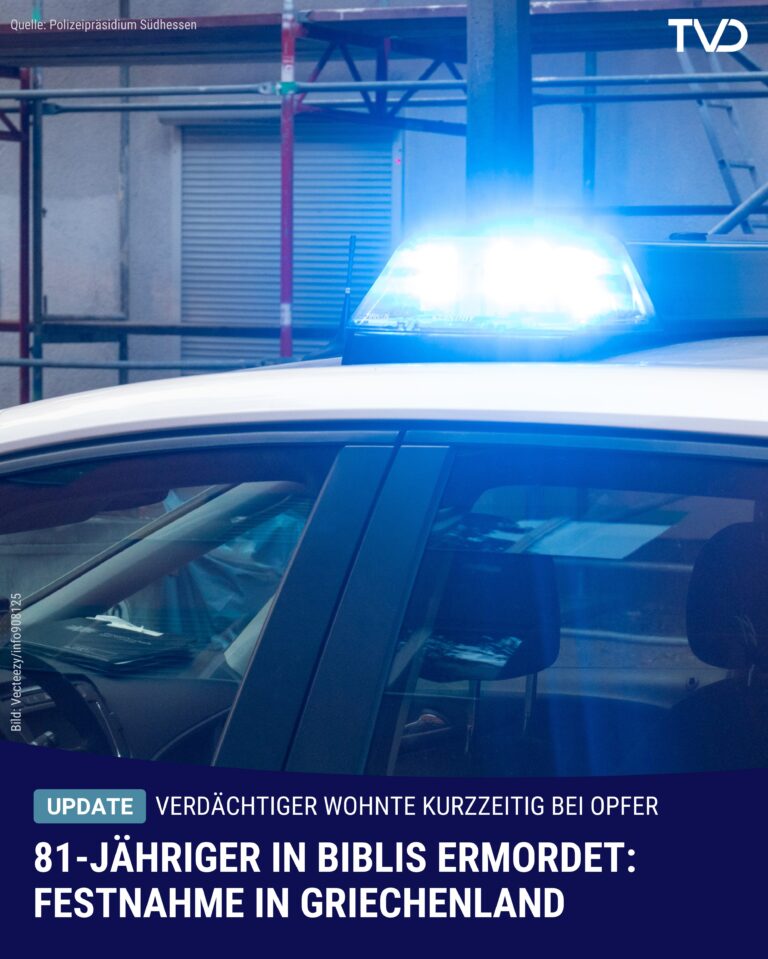 81-Jähriger in Biblis ermordet: Festnahme in Griechenland