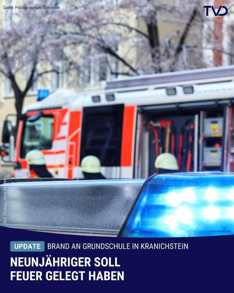 Brand an Kranichsteiner Grundschule: Mutmaßlicher Täter ist Neun Jahre alt