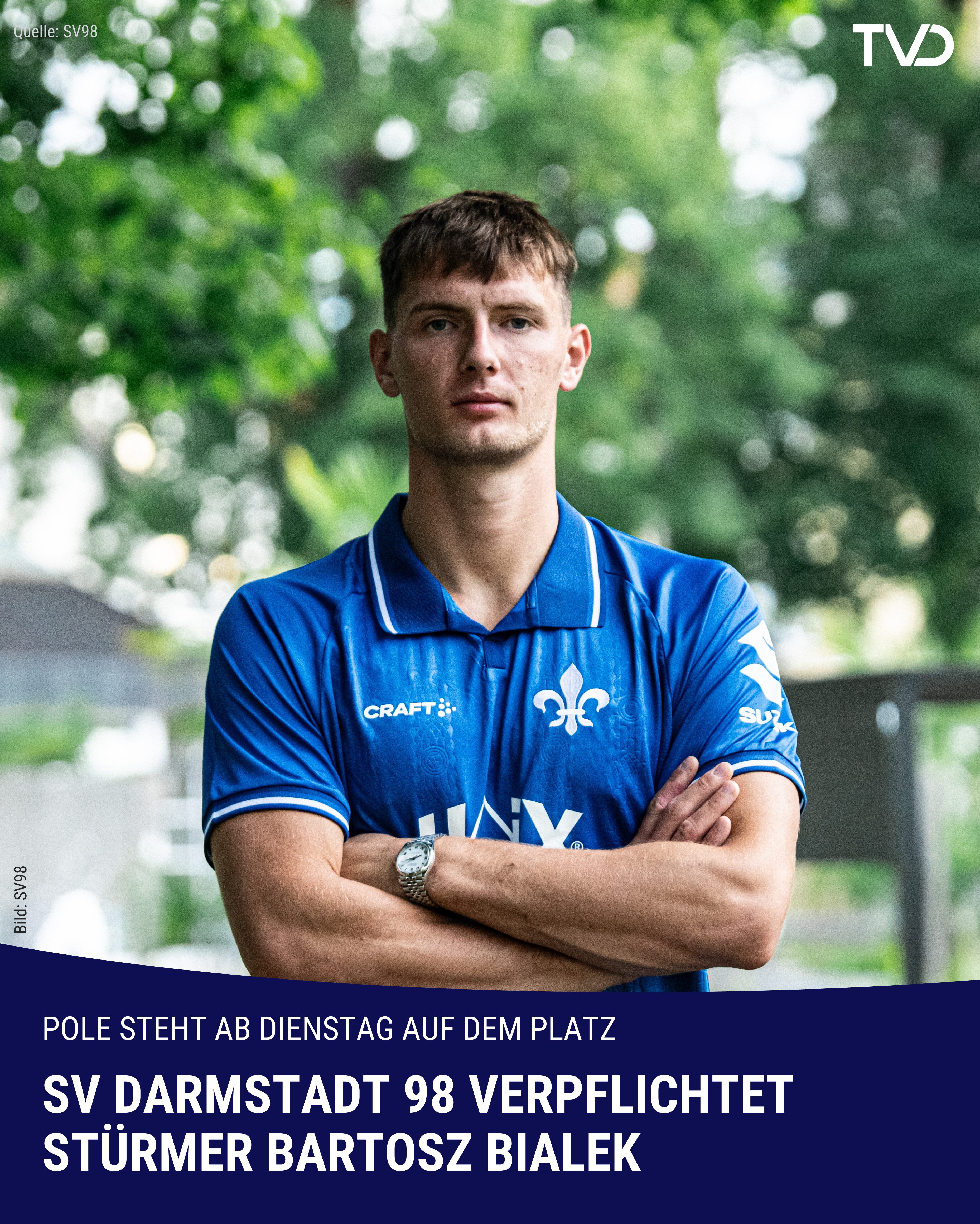 Lilien verpflichten Stürmer Bartosz Bialek