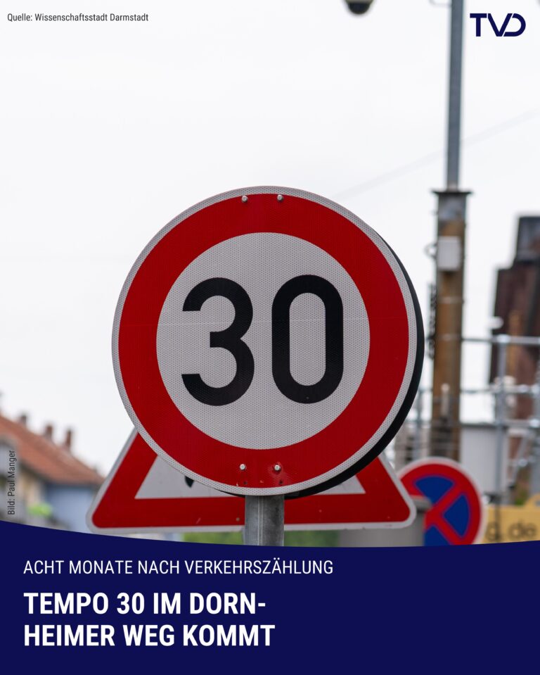 Tempo 30 im Dornheimer Weg kommt