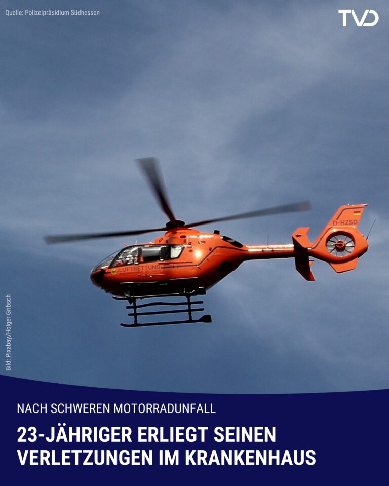 23-Jähriger stirbt nach Motorradunfall