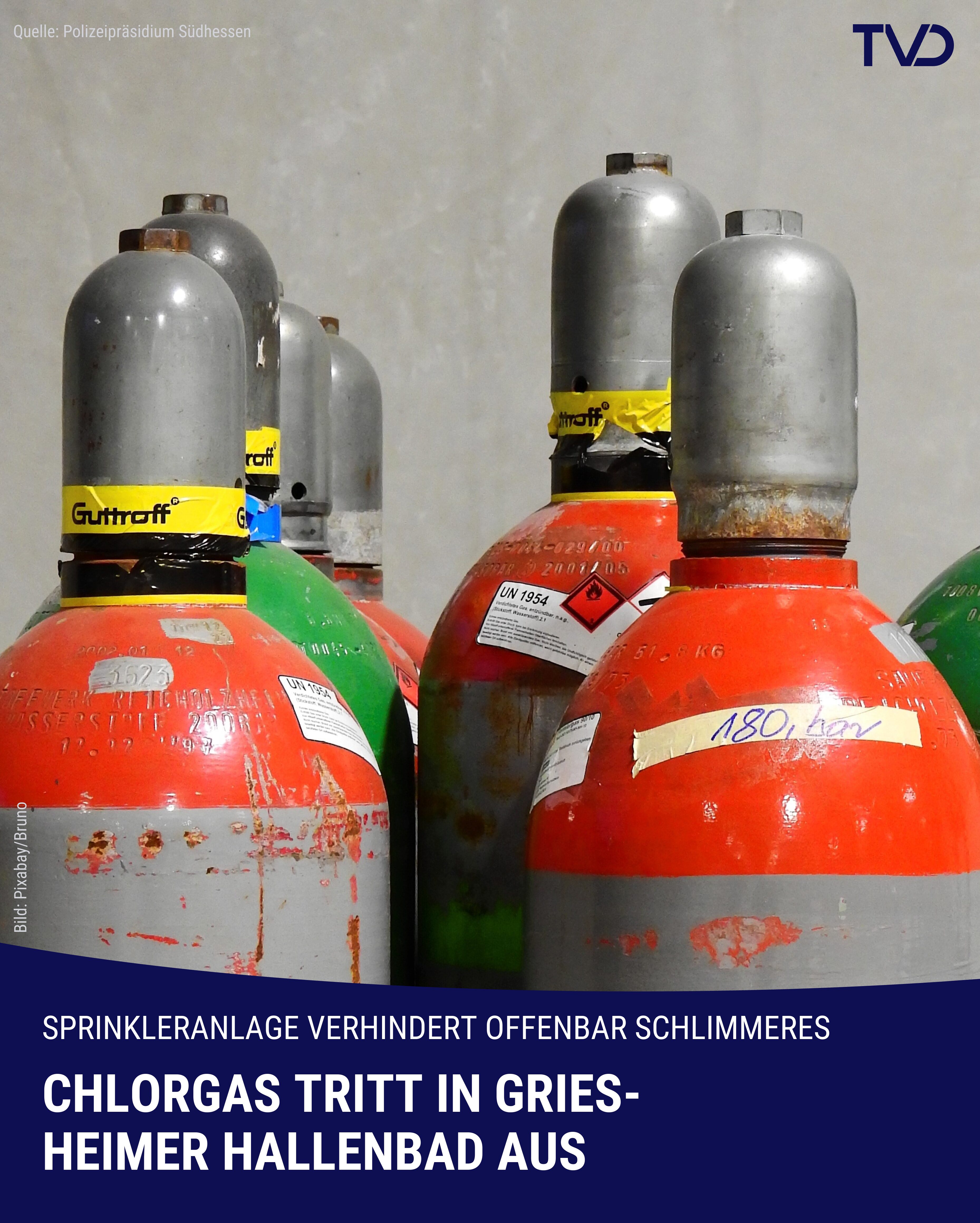 Chlorgas-Austritt in Griesheimer Hallenbad