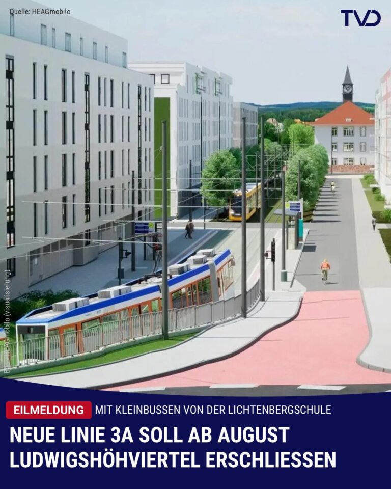 Neue Buslinie 3A soll ab August Ludwigshöhviertel erschließen