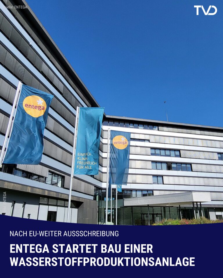 Entega startet Bau von Wasserstoffproduktion beim Müllheizkraftwerk