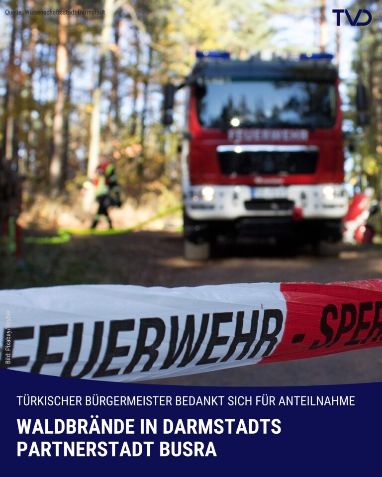 Partnerstadt Bursa bedankt sich für Hilfsbereitschaft und Anteilnahme
