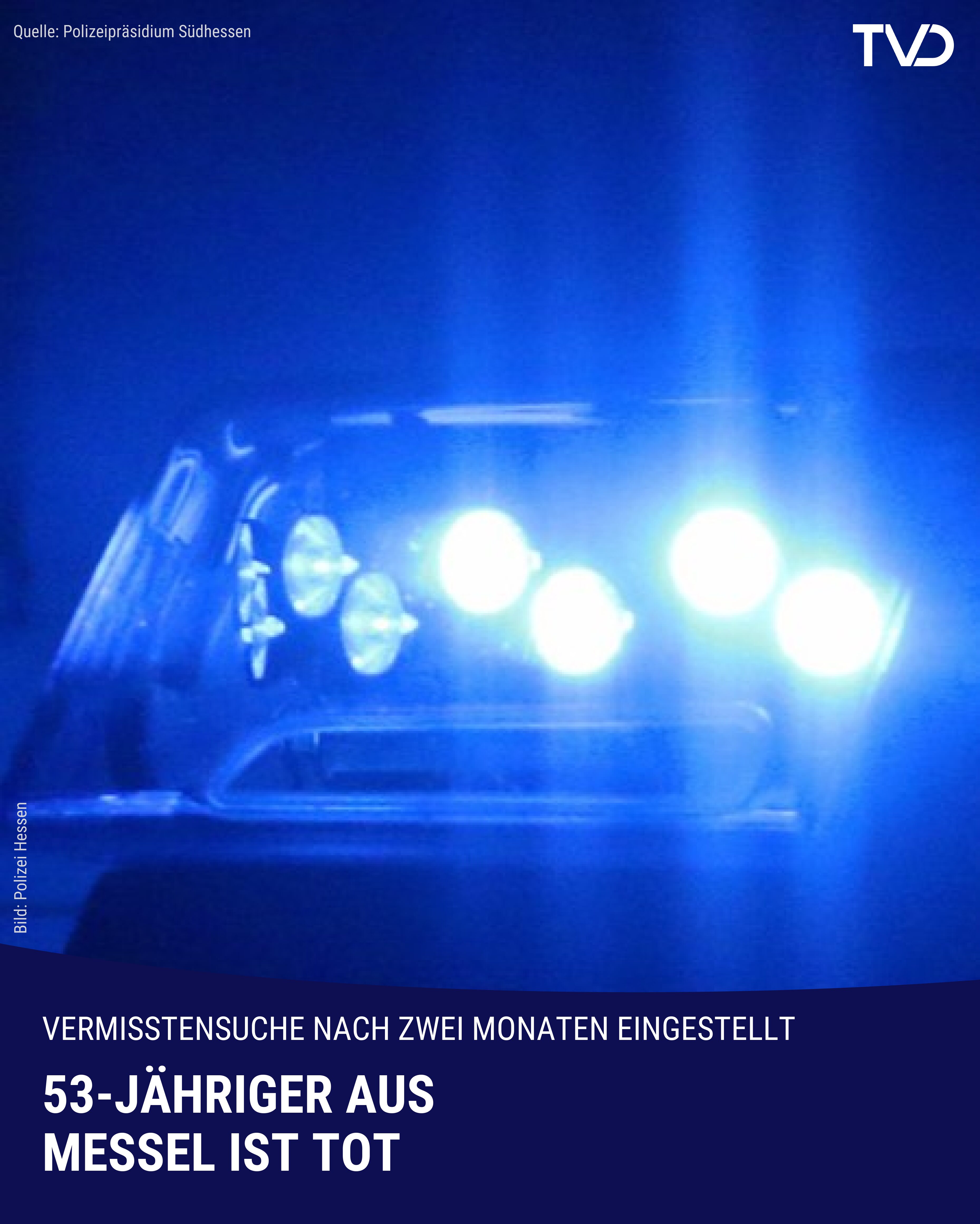 53-Jähriger Andreas H. aus Messel ist tot