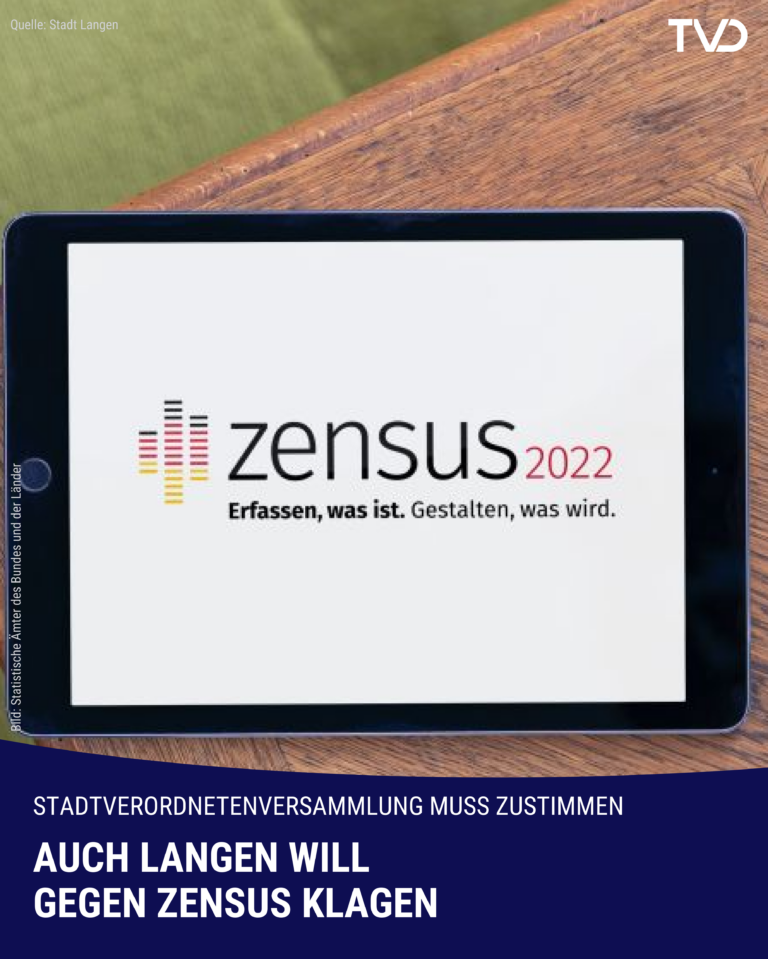 Auch Langen will gegen Zensus klagen