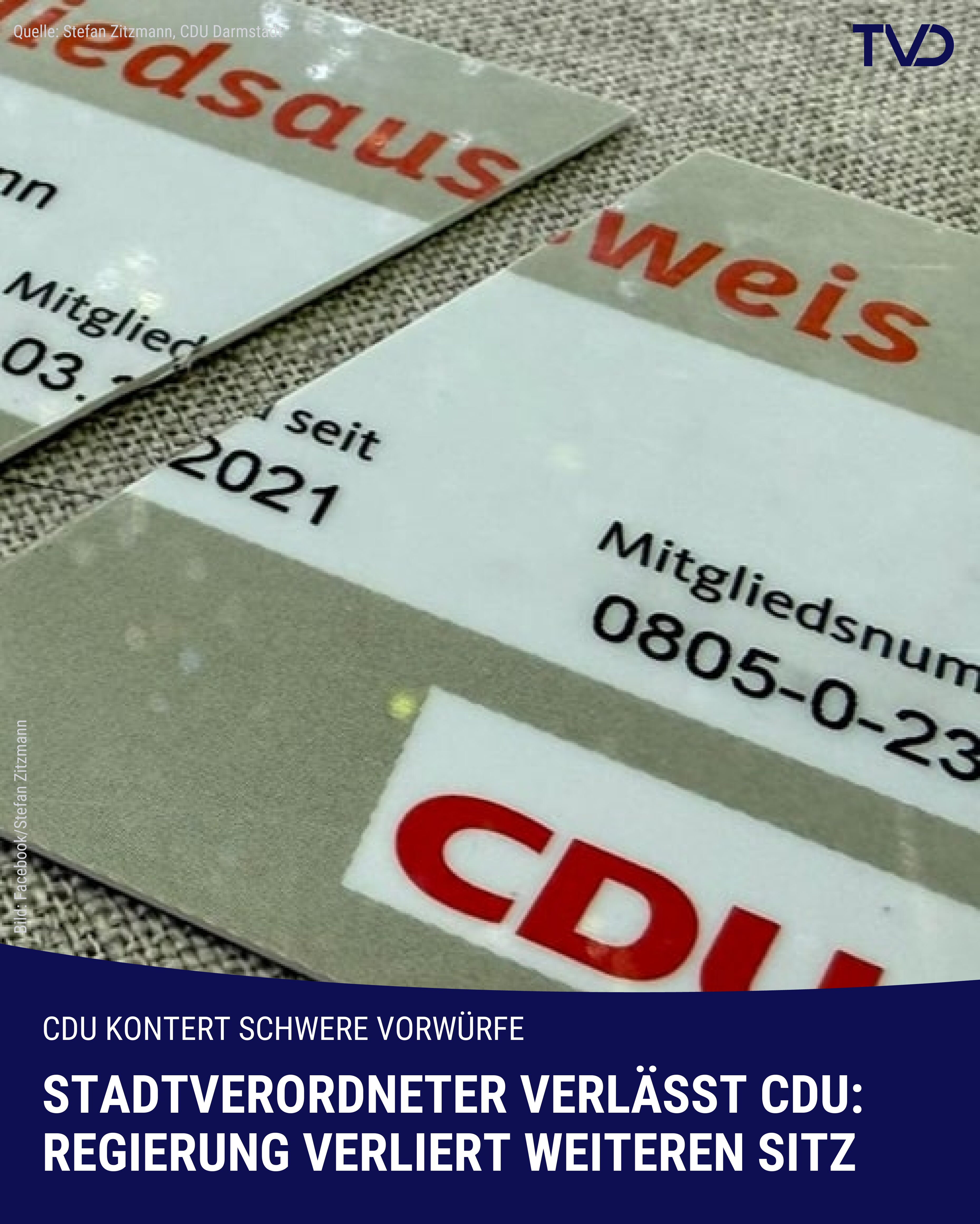 Stadtverordneter tritt aus CDU aus – Minderheitsregierung verliert Sitz