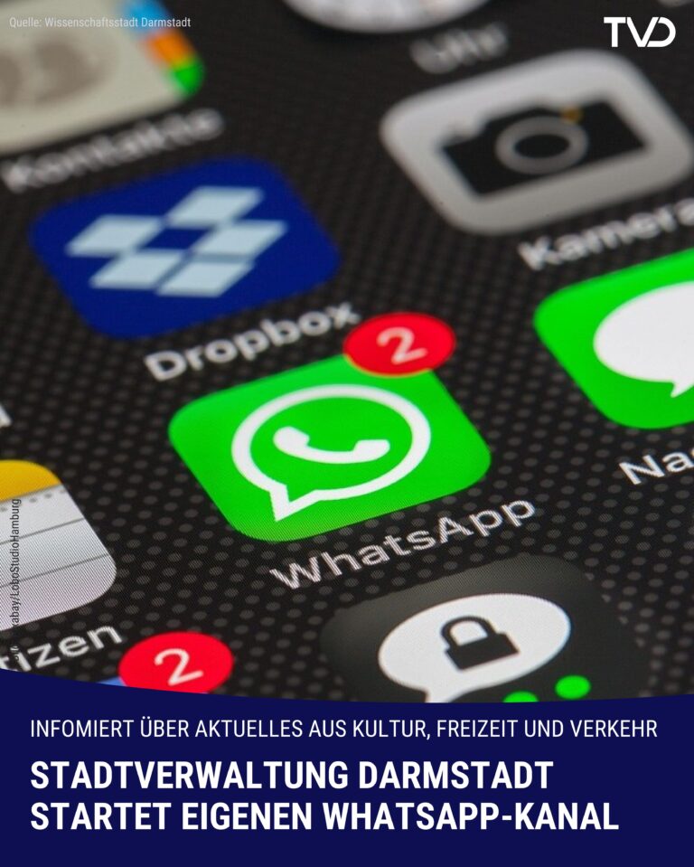 Darmstadt startet mit WhatsApp-Kanal
