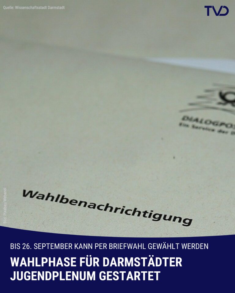 Wahl zum Jugendparlament in Darmstadt gestartet
