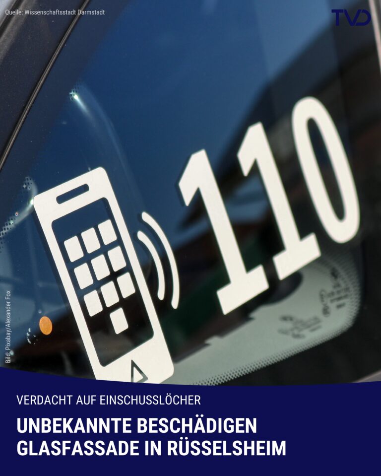 Mutmaßlich Einschusslöcher an Bistro in Rüsselsheim