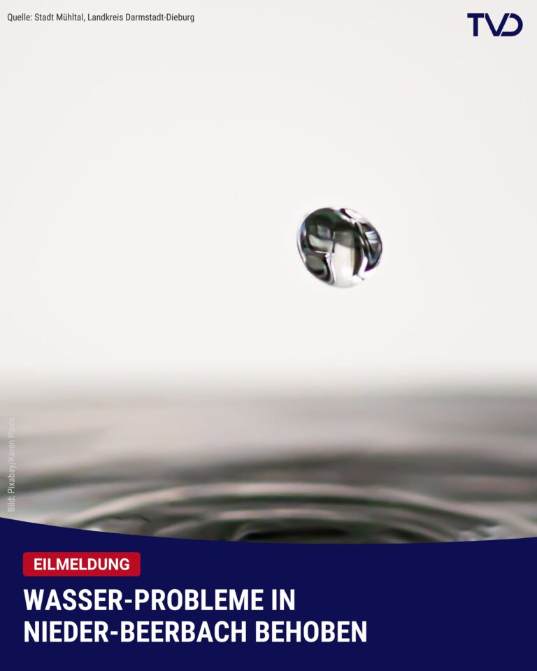 Wasser-Probleme in Nieder-Beerbach sind behoben