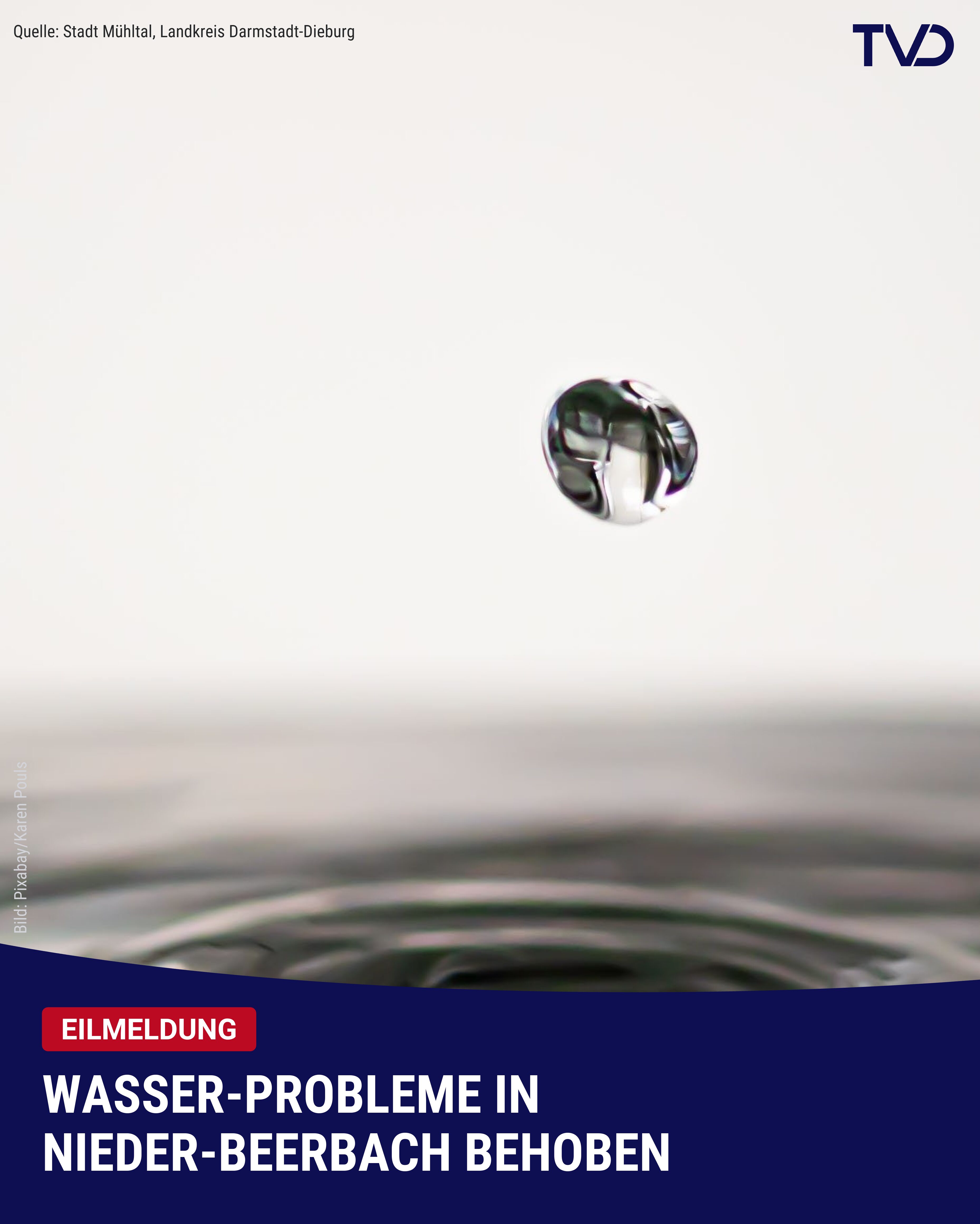 Wasser-Probleme in Nieder-Beerbach sind behoben