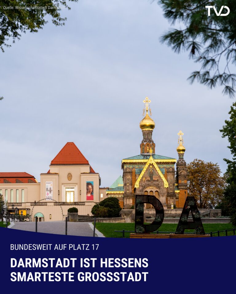 Darmstadt ist smarteste Großstadt Hessens