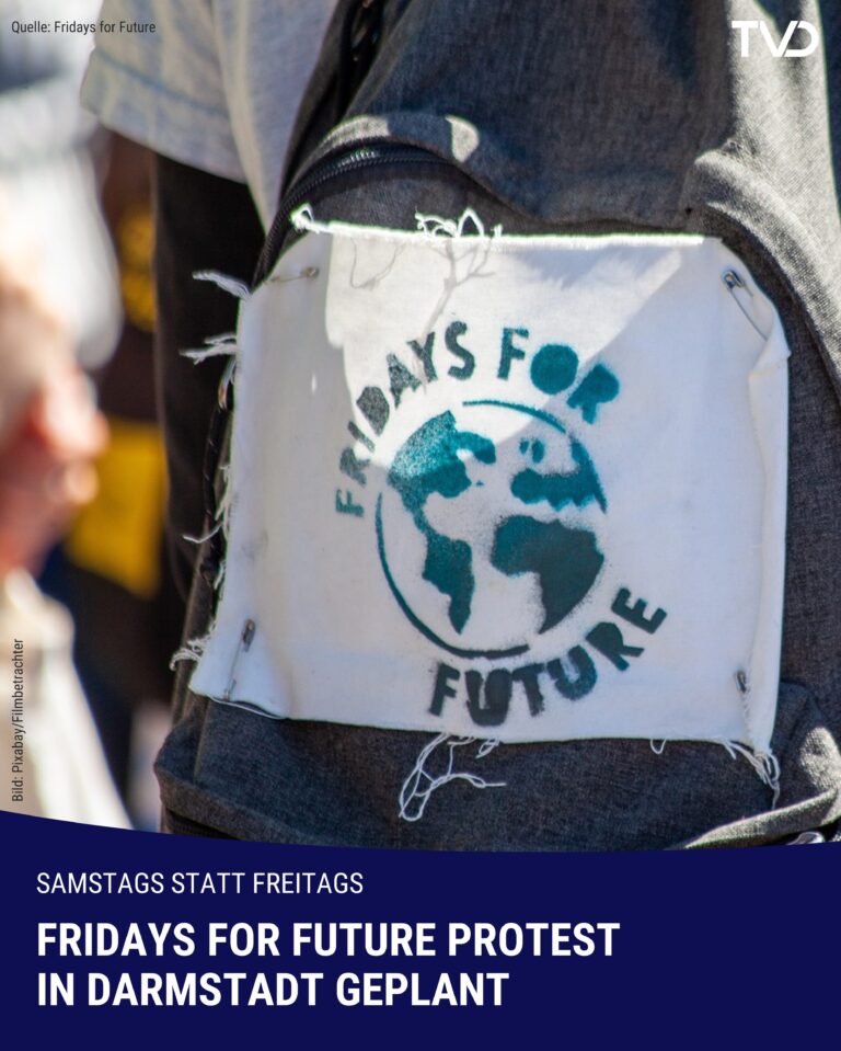 Fridays for Future-Klimademo und Fahrradprotest am Samstag in Darmstadt