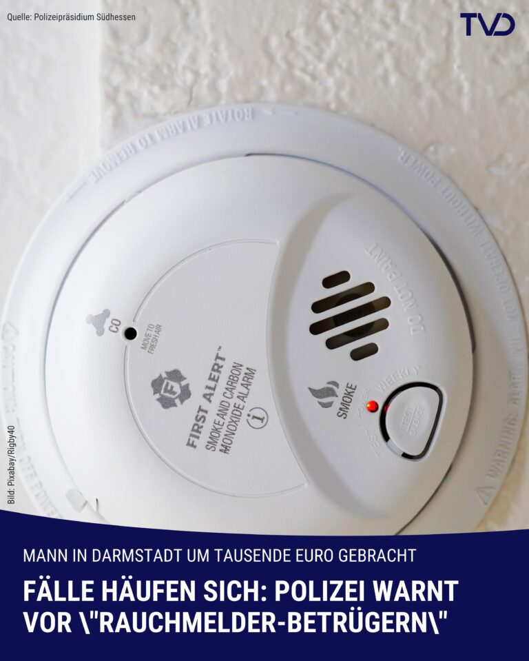 Fälle häufen sich: Polizei warnt vor „Rauchwarnmelder“-Masche