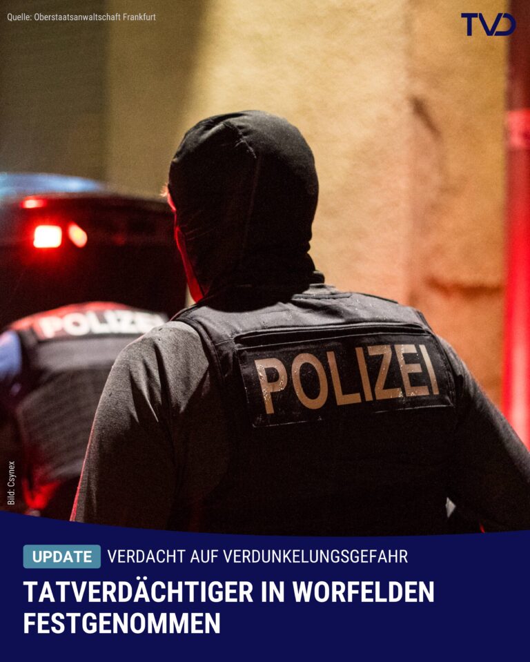 Verdacht auf Verdunkelungsgefahr: Tatverdächtiger in Worfelden festgenommen