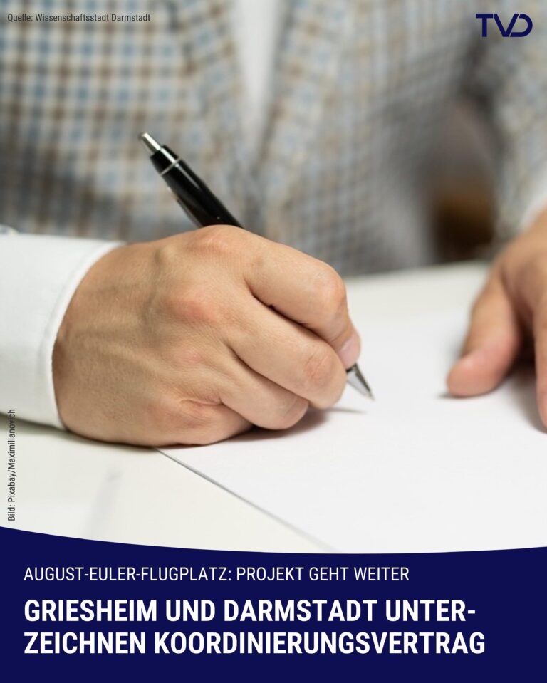 Darmstadt und Griesheim kooperieren bei Umbau von ex-Flugplatz