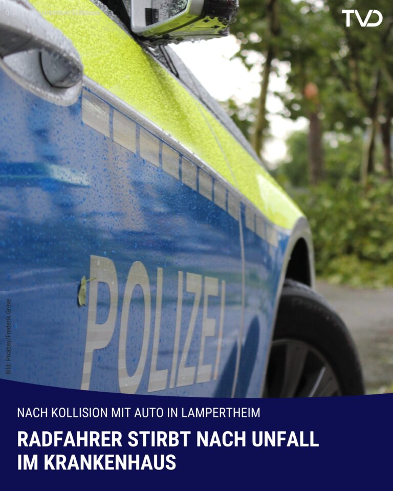 Fahrradfahrer stirbt nach Unfall in Lampertheim
