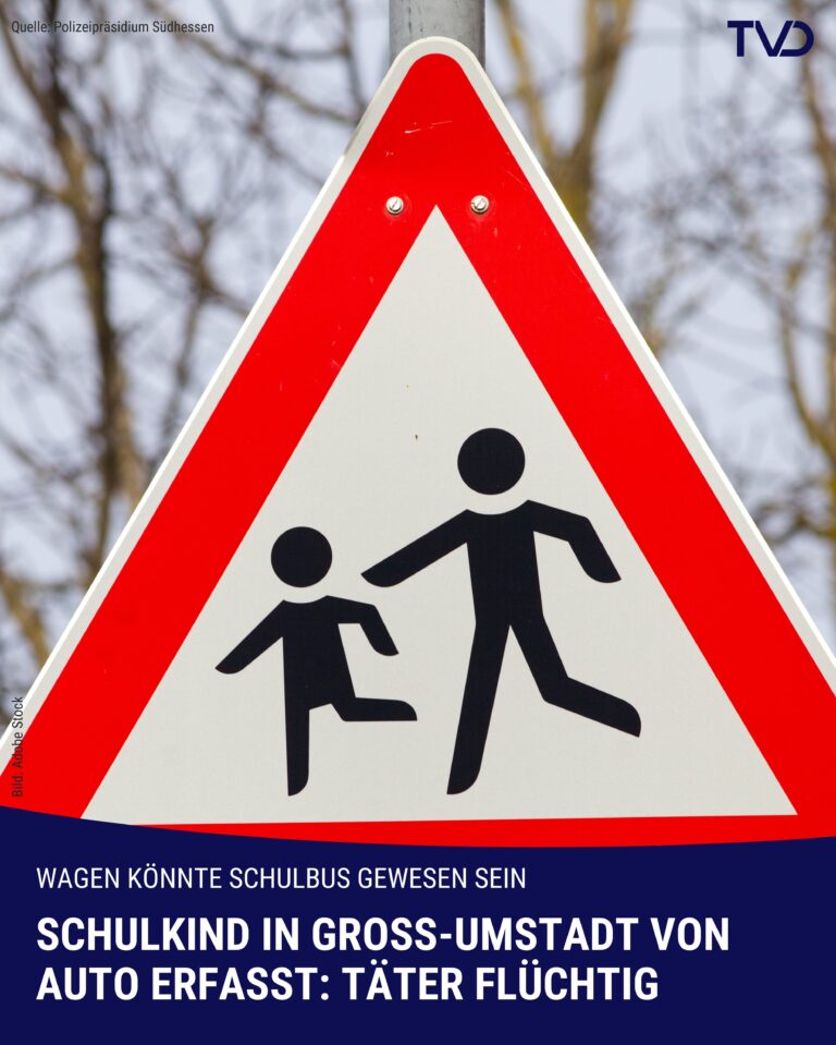 Schulkind in Groß-Umstadt von Auto angefahren: Täter flüchtig