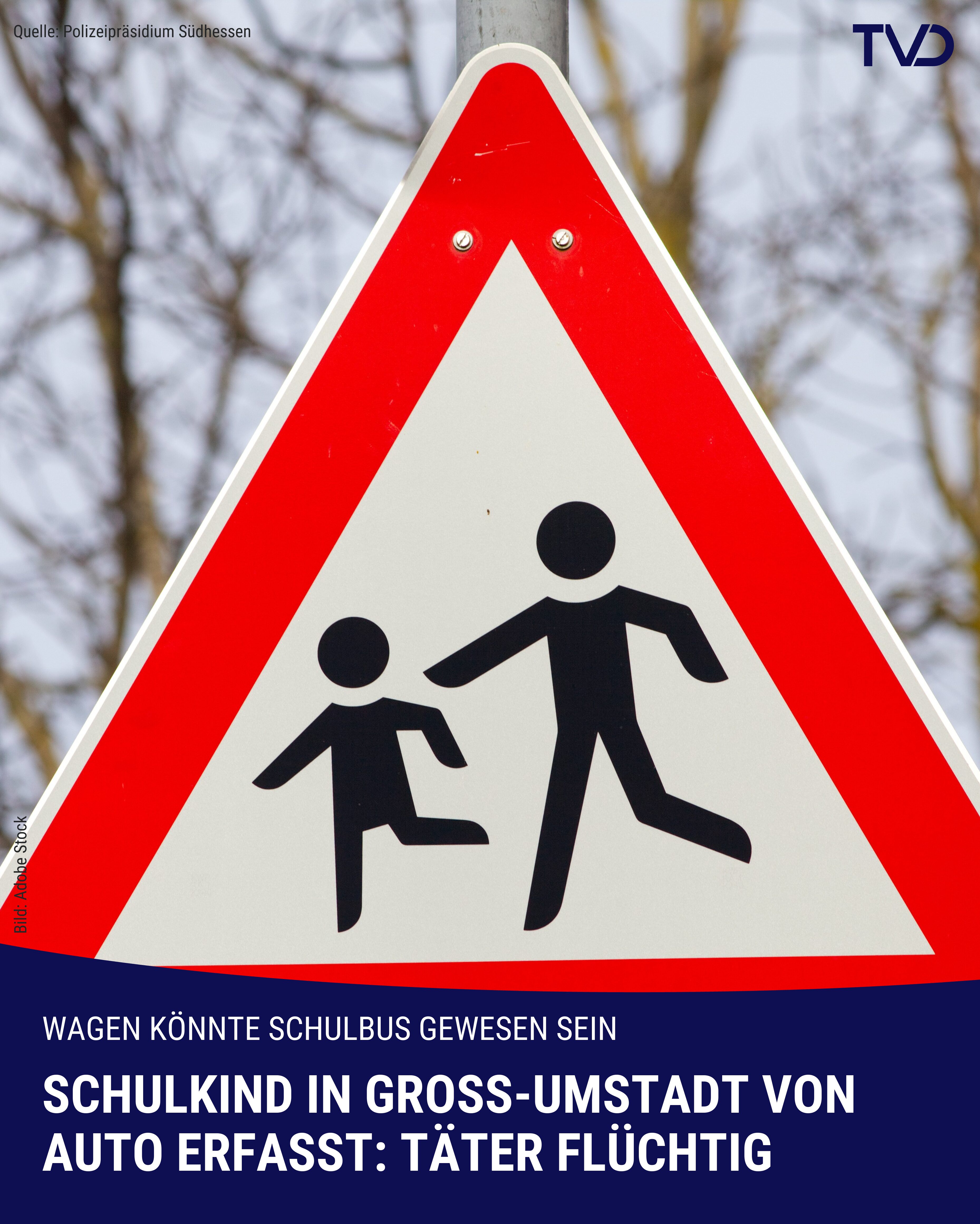 Schulkind in Groß-Umstadt von Auto angefahren: Täter flüchtig