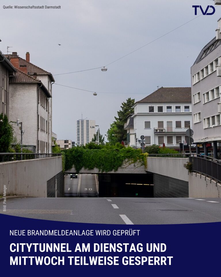 Citytunnel am Dienstag und Mittwoch zeitweise gesperrt