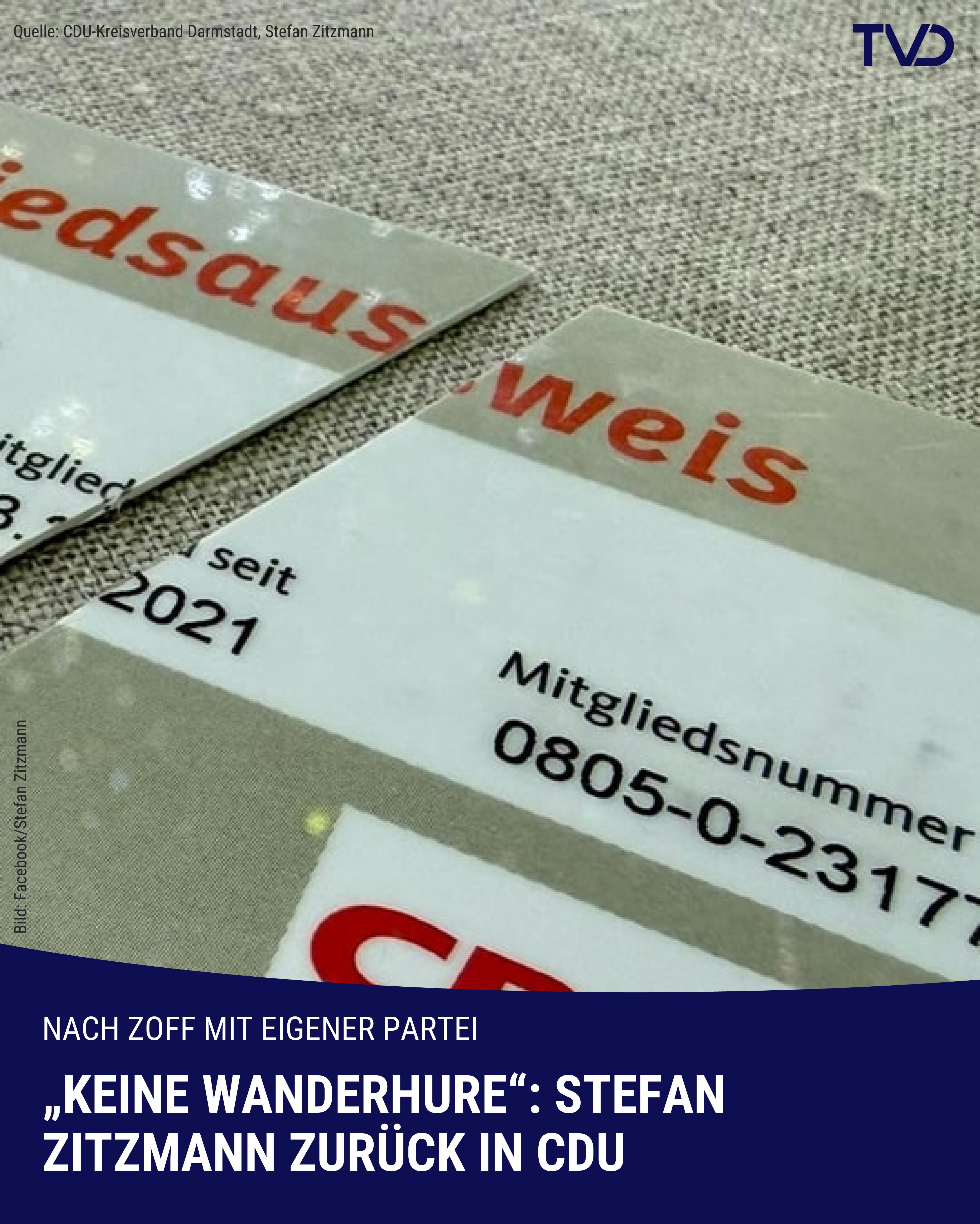 „Keine Wanderhure“: Stefan Zitzmann nach Austritt zurück in CDU