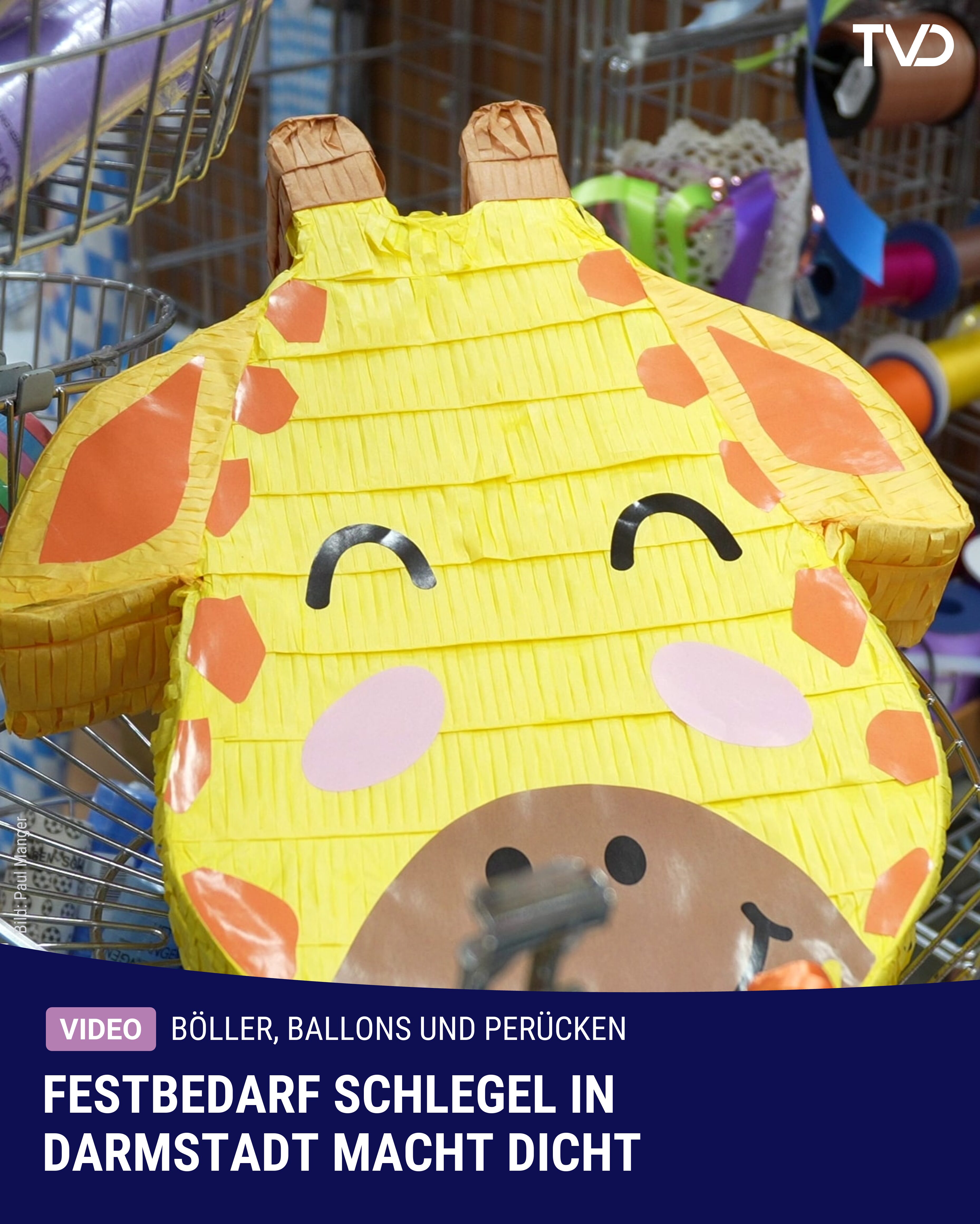 Festbedarf Schlegel in Darmstädter City macht dicht