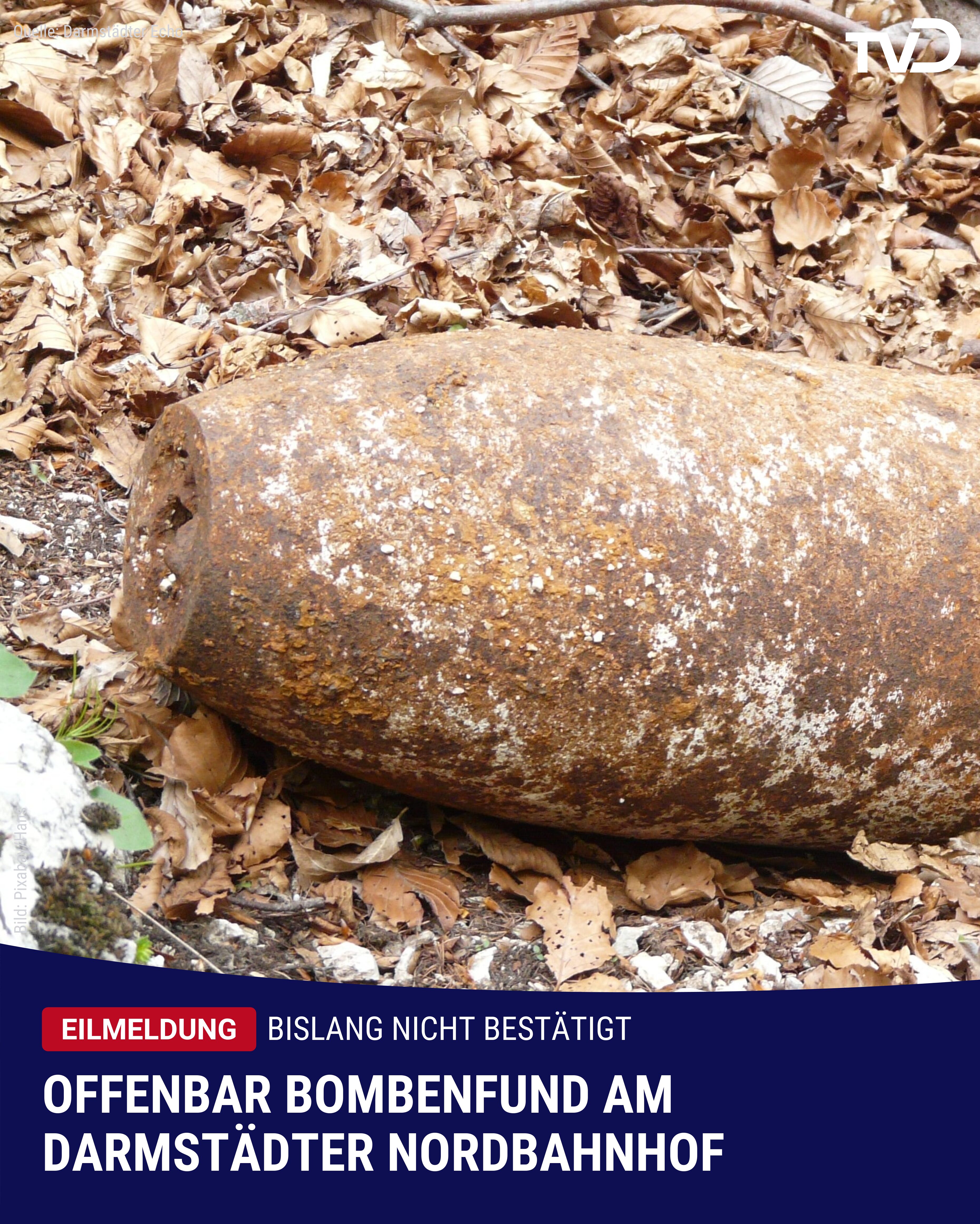 +++ Mutmaßlicher Bombenfund: Entschärfung frühestens Freitag +++