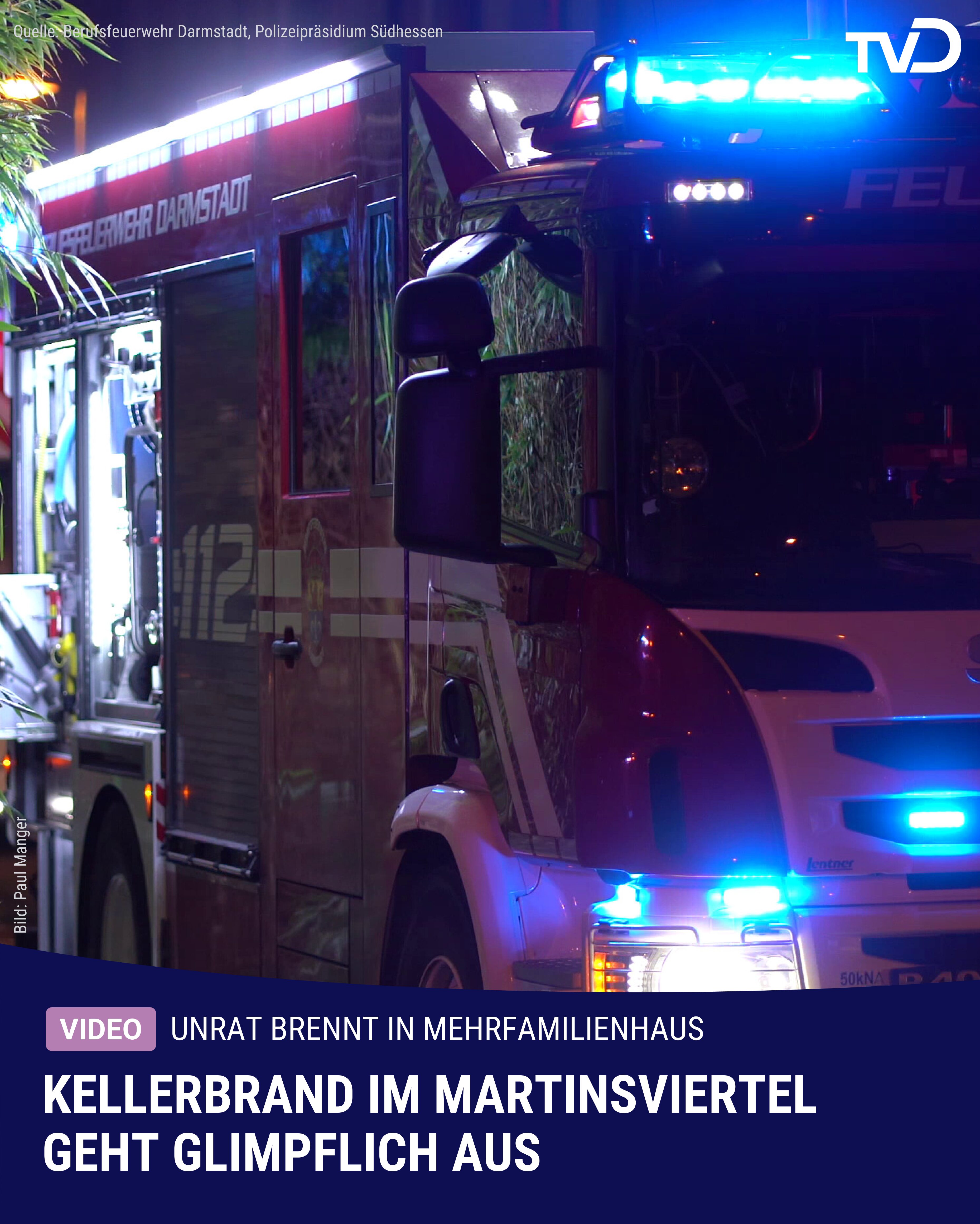 Feuerwehr löscht Brand im Martinsviertel schnell