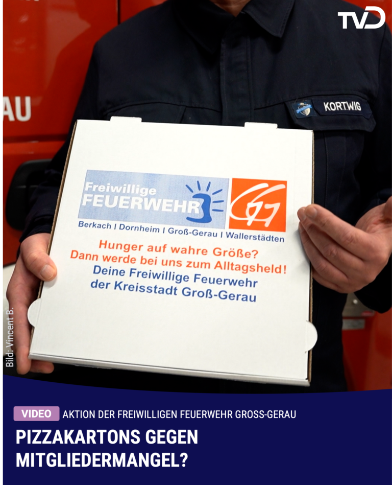 Pizzakartons sollen Nachwuchs bei Groß-Gerauer Feuerwehr sichern