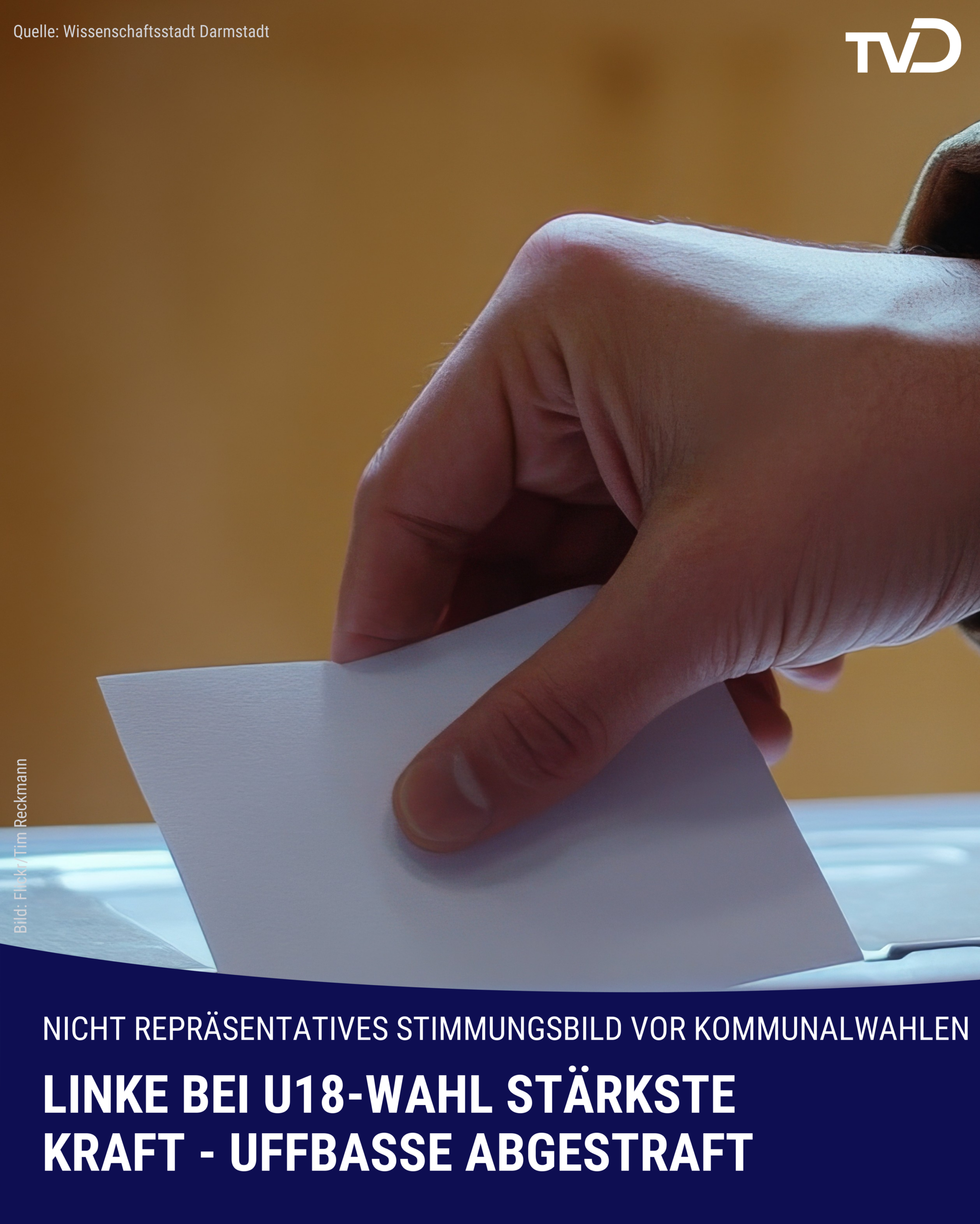 Linke bei U18-Wahl in Darmstadt stärkste Kraft