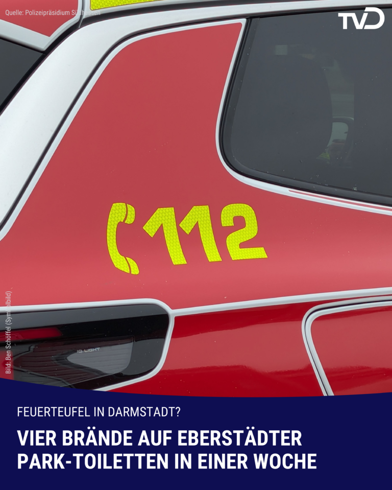 Feuerteufel in Darmstadt? Mehrere öffentliche Toiletten brennen